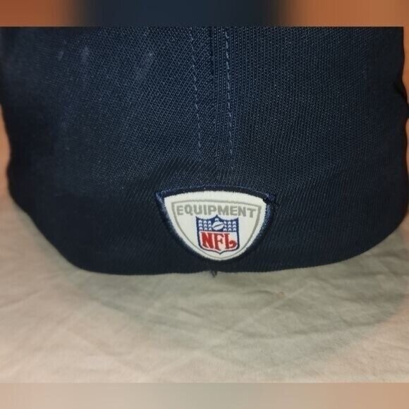 Reebok NFL Authentic Sideline Chicago Bears Baseball Cap Blue Orange preowned - Picture 5 of 13